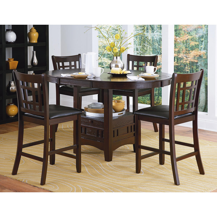 Red Barrel Studio® Ravi Counter Height Extendable Dining Set & Reviews